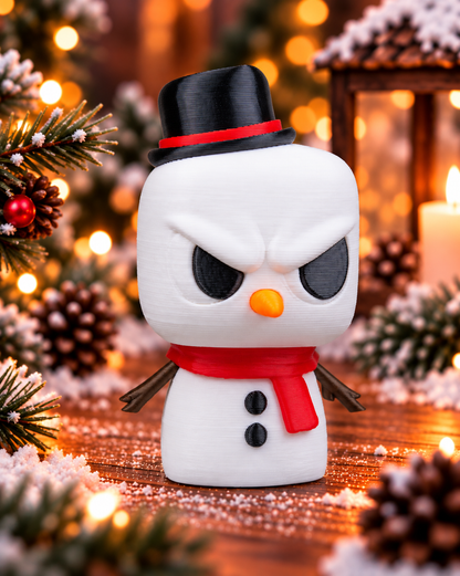 Grumpy Snowman