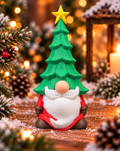 Nisse med juletræ
