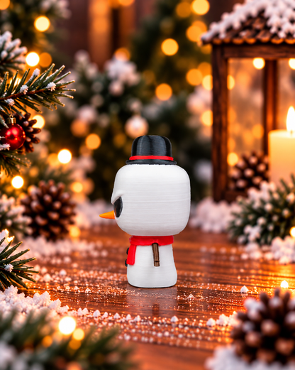Grumpy Snowman