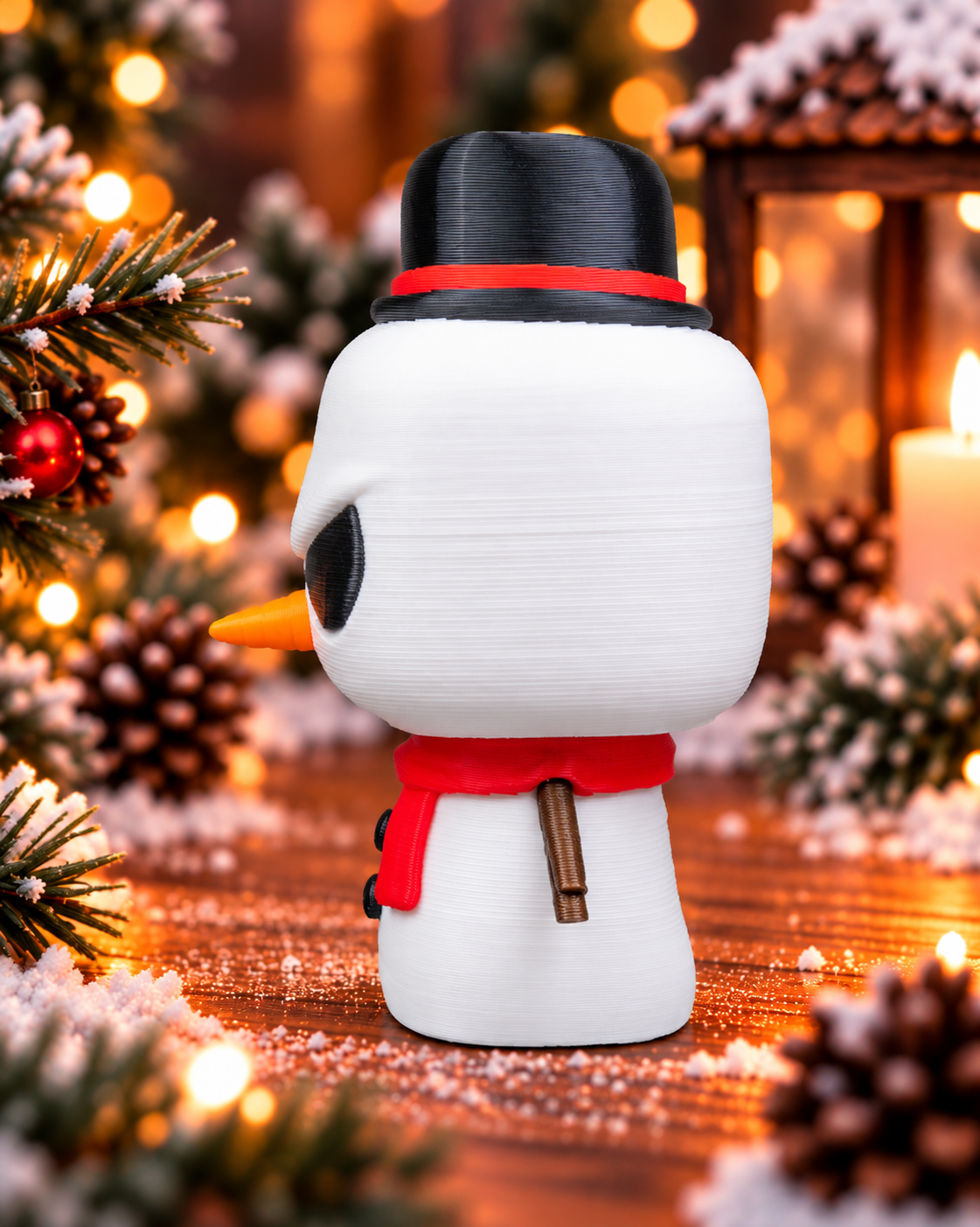 Grumpy Snowman