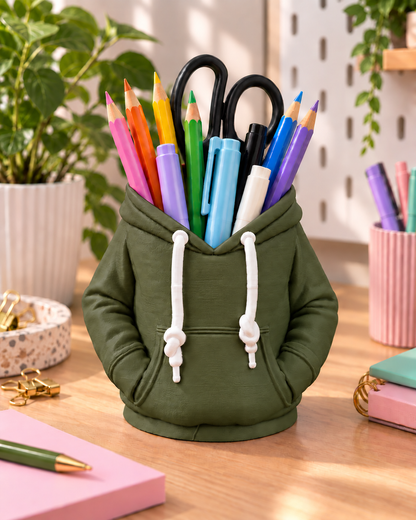 Hoodie penne- og sodavandsholder